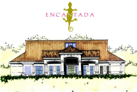 The clubhouse at Encantada Resort